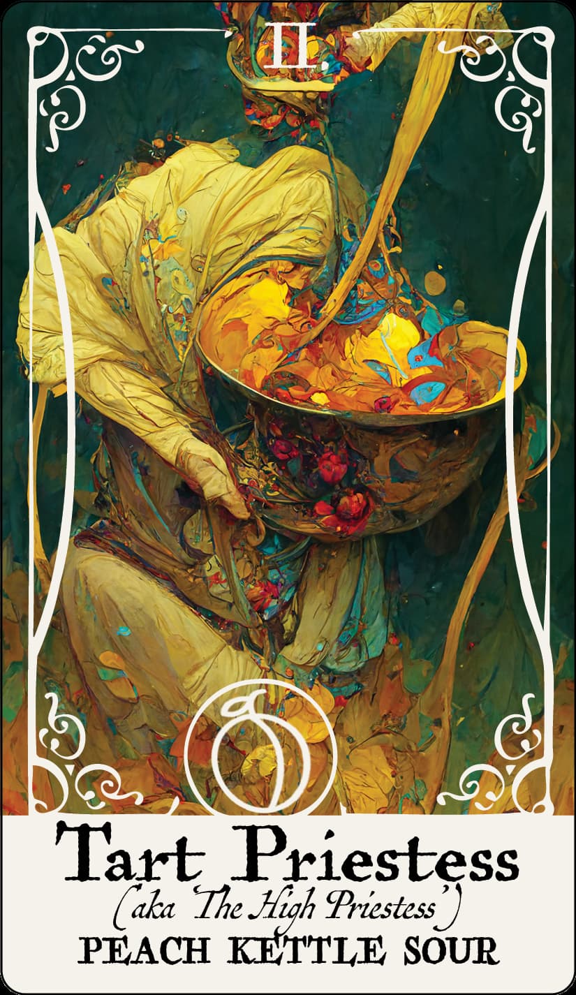 Tart Priestess Kettle Sour product tarot card