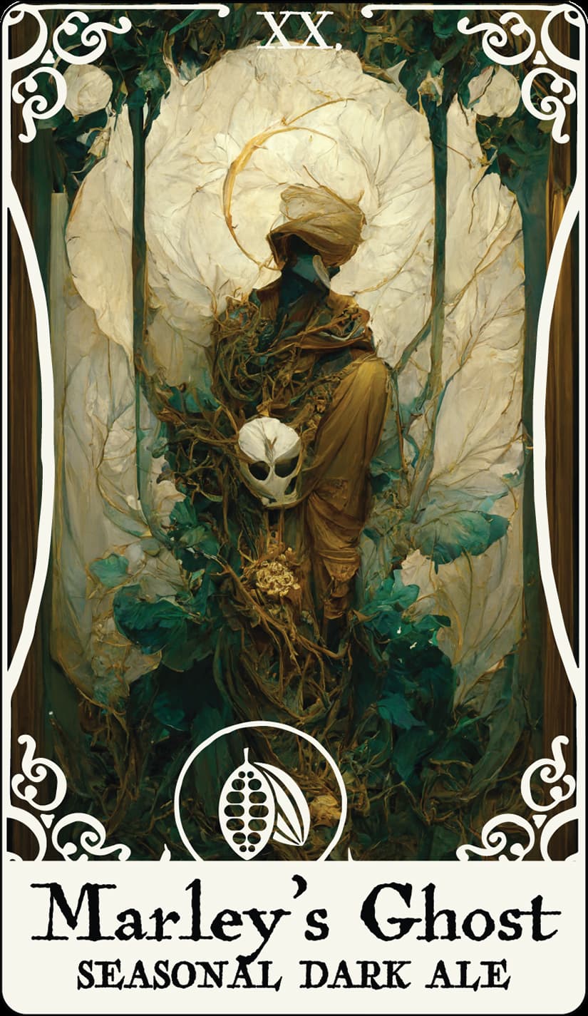 Marley's Ghost Dark Ale product tarot card