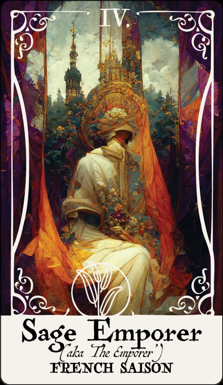 Sage Emporer French Saison product tarot card